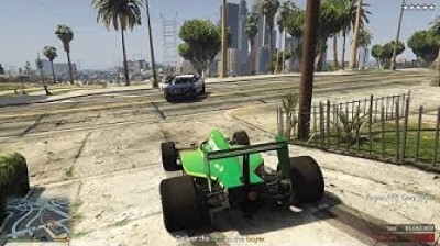 ¡Escapando de la policía con F1! GTA Online Casino Heist