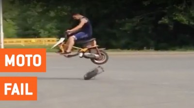 Wheelie Fails on Motorcycles
