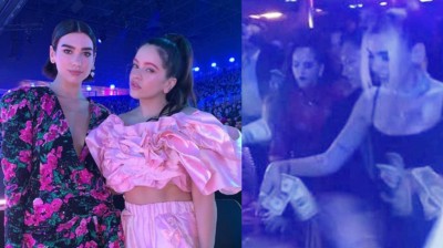 La fiesta de Rosalía y Dua Lipa en los Grammy... ¡Con STRIPPERS!