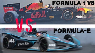 Comparación Fórmula 1 vs Fórmula E