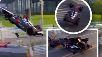 Accidente entre Nicolas Prost y Nick Heidfeld