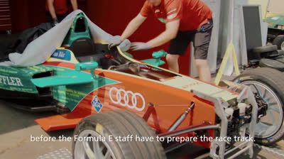Cómo se prepara un premio de Fórmula E