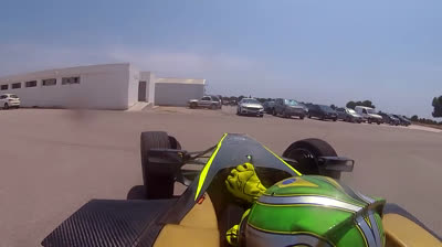 Nelson Piquet Jr. training in Formula E