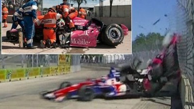 Dario Franchitti accidente en Houston