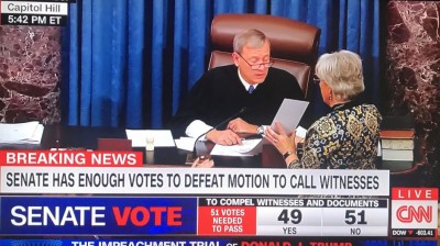 Senate leaves Trump's impeachment without witnesses