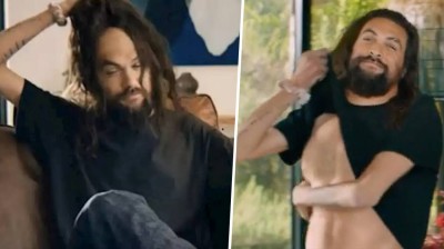Jason Momoa in the most disturbing Super Bowl announcement