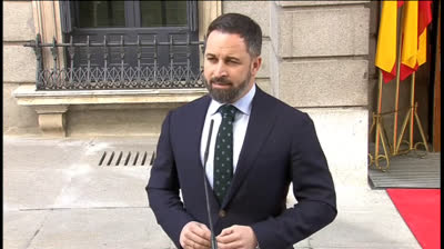 Santiago Abascal: "Los capos de este gobierno atacan al Rey"
