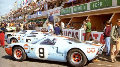 Ford GT40 at Le Mans 1968