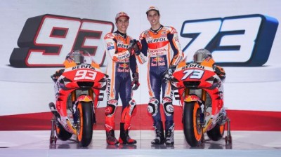 Honda presenta en sociedad a los hermanos Márquez