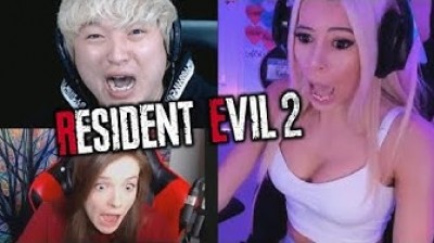 Incredible scares and reactions with Resident Evil 2 streamers