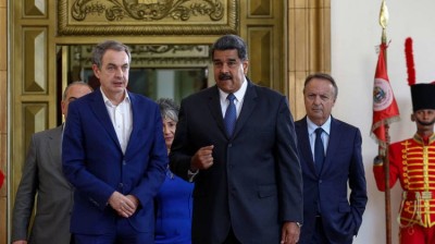 La reunión de Zapatero y Maduro, más combustible venezolano para la oposición