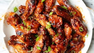 Alitas de pollo con un toque asiático