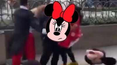 When Minnie Mouse gets angry...