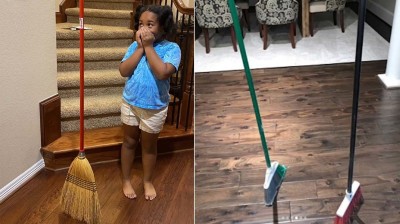 "Broom challenge" the new viral challenge everyone's talking about