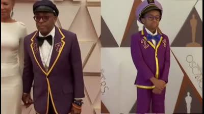 Adorables niños recreando los looks más comentados de los Oscars