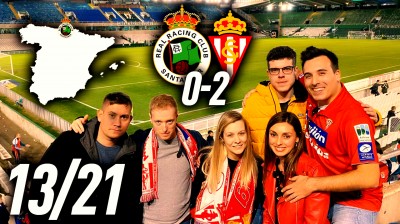 TAXISTA, PELEA y VICTORIA | RACING SANTANDER 0-2 SPORTING GIJÓN | LIGA SMARTBANK 2019/2020