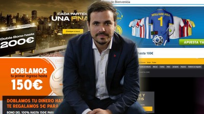 Alberto Garzón, gambling...with responsibility and without prejudice to public health