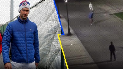 Djokovic sale a jugar con unos niños al tenis… ¡A LA CALLE!