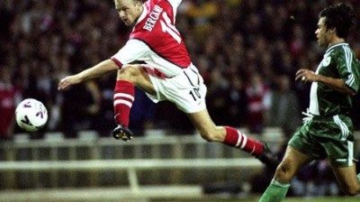 Incredible goal by Dennis Bergkamp