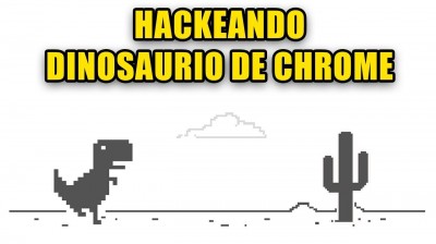 Cómo hackear el dinosaurio de Google Chrome