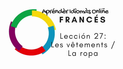 La ropa en francés