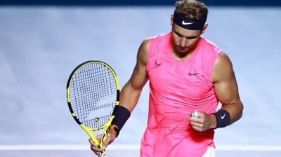 Rafa Nadal empieza con victoria en el Abierto Mexicano de Acapulco