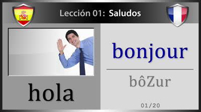 Los saludos en francés - Lección 1