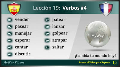 French Verbs - Lesson 19 (Part 4)