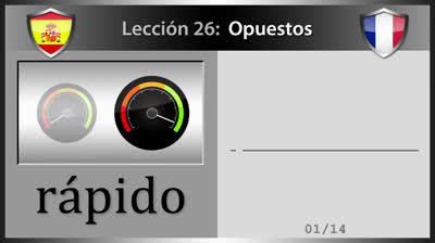 Los antónimos en francés - Lección 26