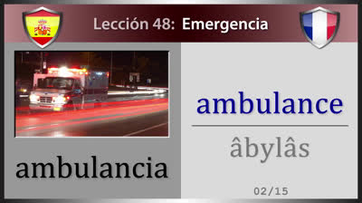 Emergencias en francés - Lección 48
