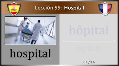 El hospital en francés - Lección 55