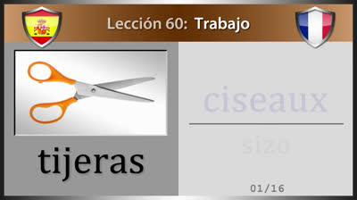 El trabajo en francés - Lección 60