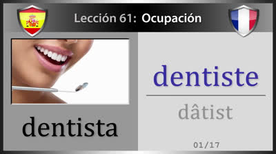 Profesiones en francés - Lección 61