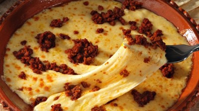 Chorizo and melted cheese recipe
