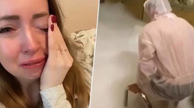 Video of the Russian influencer who used dry ice on her birthday and caused 3 deaths