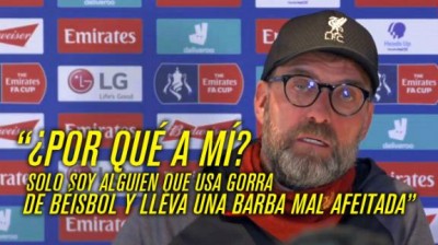 Jürgen Klopp NO opina sobre el Coronavirus: "Llevo gorra y voy mal afeitado"