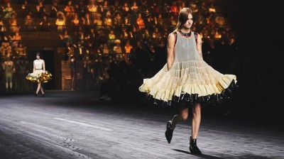 Louis Vuiton's amazing runway show closed the Paris Fashion Week