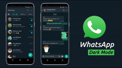 El anuncio de Whatsapp para presentar su modo oscuro
