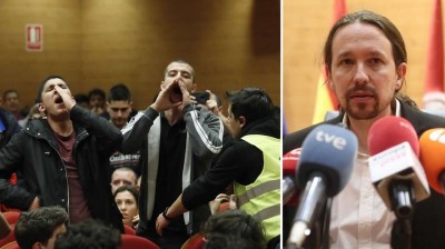 Video Completo ESCRACHE A PABLO IGLESIAS en su Universidad