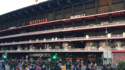 Mestalla será el primer estadio de Champions vacío por Coronavirus