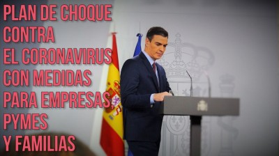 Pedro Sánchez announces a Shock Plan to mitigate the impact of Coronavirus