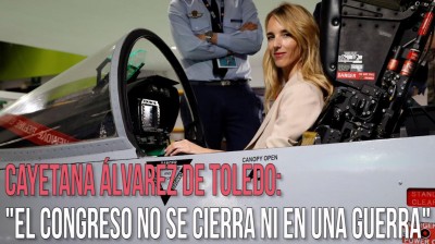 Cayetana Álvarez de Toledo: “El Congreso no se cierra ni en una guerra”