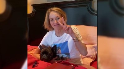 Sharon Stone's message of support for the Coronavirus