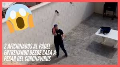 Partido de pádel contra el Coronavirus