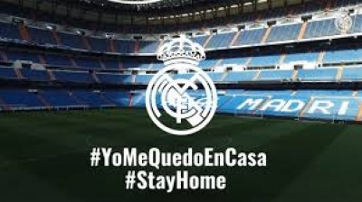El Real Madrid se queda en casa #yomequedoencasa