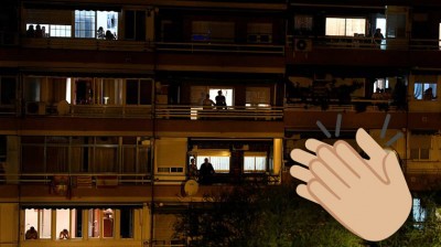 España aplaude al personal sanitario por su trabajo