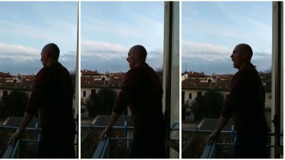 Maurizio Marchini cantando Nessun Dorma desde su balcón en Florencia