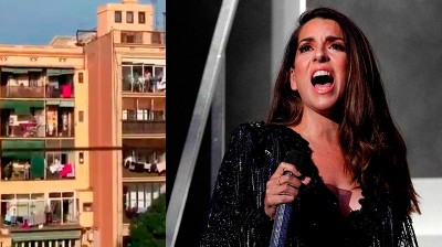 Ruth Lorenzo conmueve a su vecindario con su interpretación de Nessun Dorma
