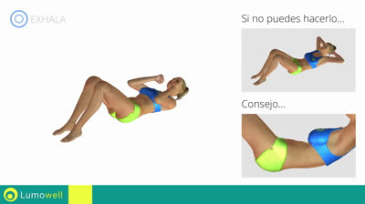 15 minutos de ejercicios de abdominales