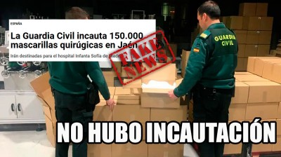 No hubo Incautación de 150.000 mascarillas